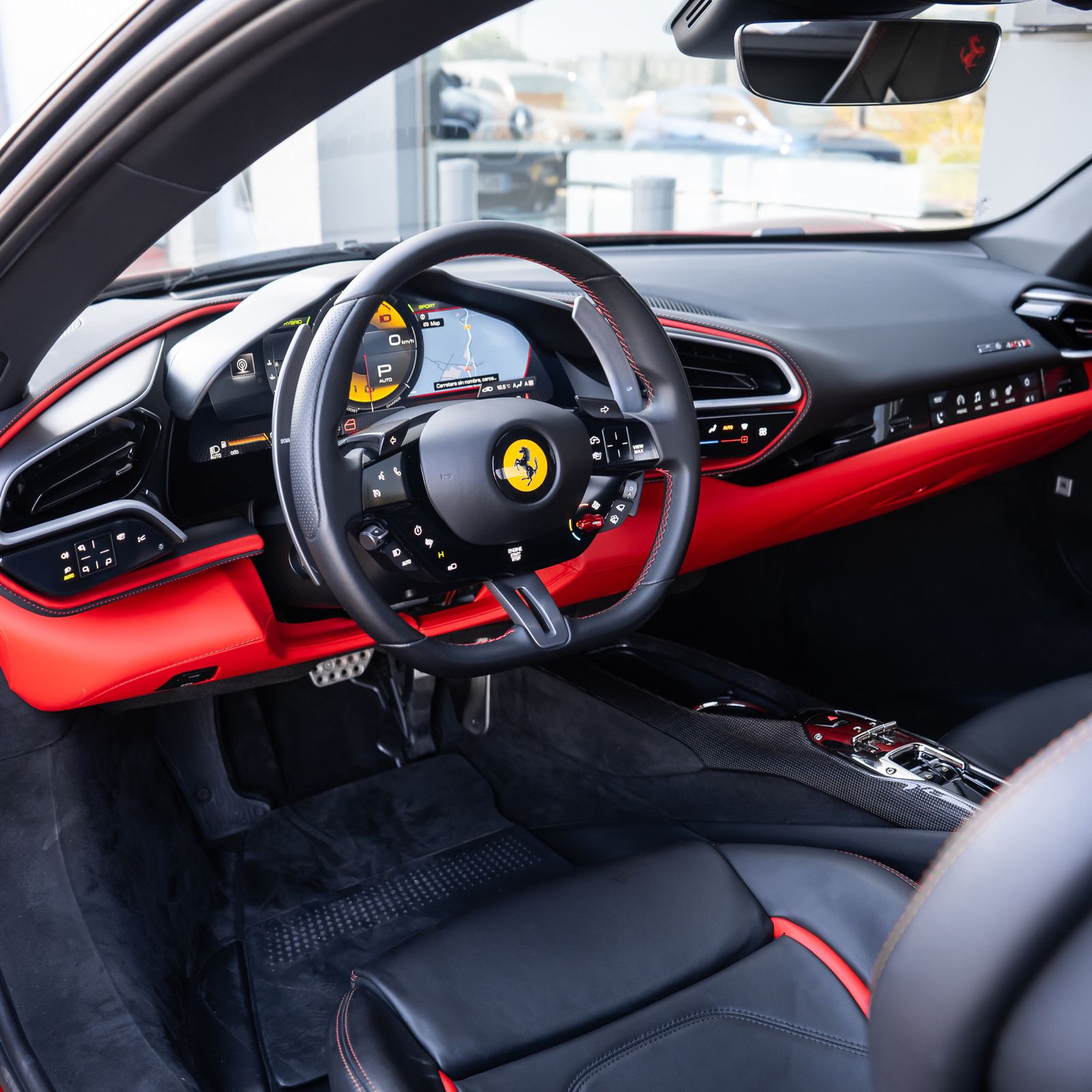 Interior Ferrari 296 GTB